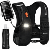 Husmero hardloopvest met reflecterende strepen en LED-verlichting