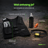 Husmero hardloopvest met 500ml vouwbare drinkfles